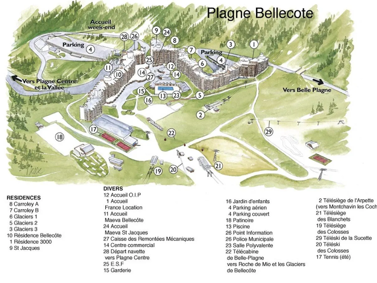 Apartment Spacieux Appartement Renove, Coeur De Station A La Plagne, Balcon, Animaux Admis - Fr-1-181-1948